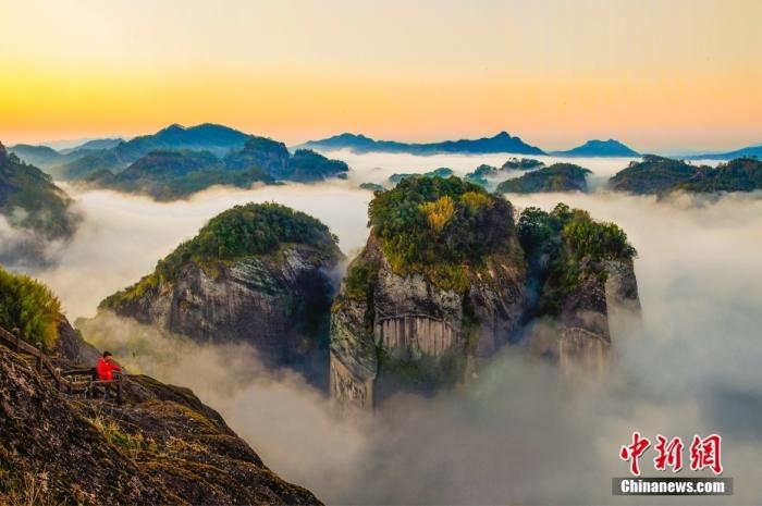 武夷山天游云海。黃海 攝