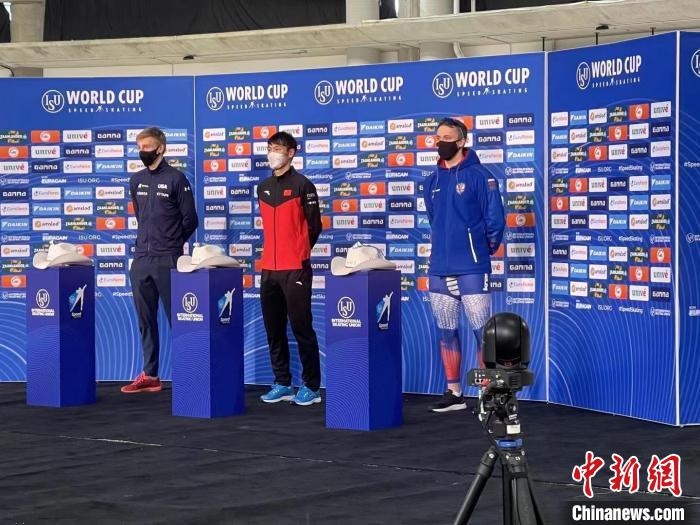 我國速滑在國際大賽上取得的第一個男子1000米金牌?！『邶埥◇w育局提供