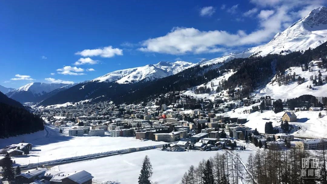 △瑞士，達(dá)沃斯小鎮(zhèn)。