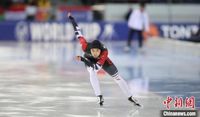 高亭宇在比賽中。圖片來源：黑龍江省體育局。