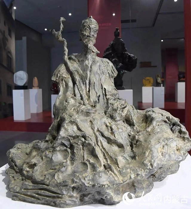 吳為山作品《莊子》。王劭凱攝