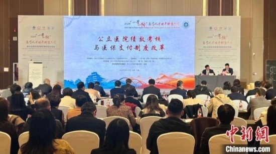 《公立醫(yī)院績(jī)效考核與醫(yī)保支付制度改革》分論壇現(xiàn)場(chǎng)。董易鑫 攝