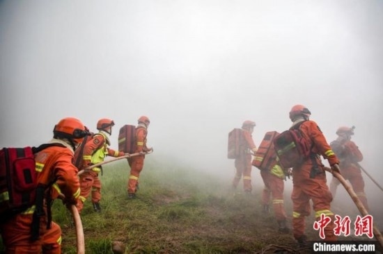 演練現(xiàn)場。瀘州消防供圖