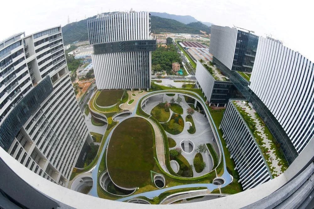 △位于深圳的光明科學城啟動區(qū)。預計今年啟動區(qū)的合成生物大科學裝置將部分投入使用。