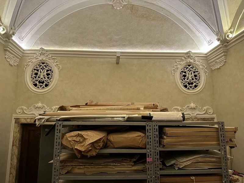 美第奇洛倫佐圖書(shū)館保存古籍。中藝國(guó)際供圖