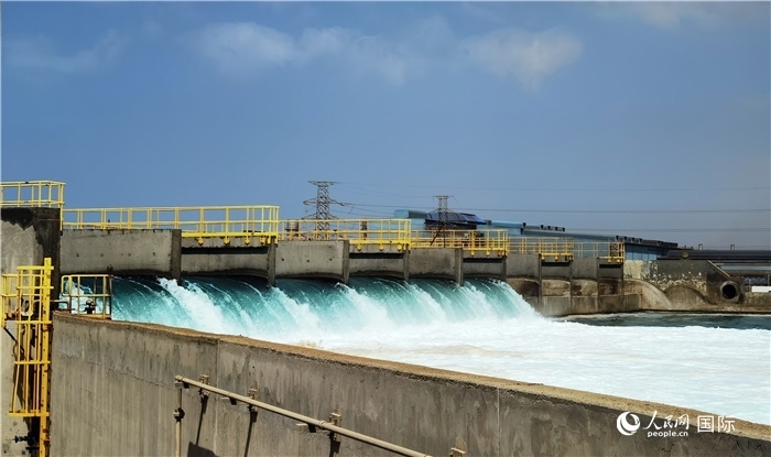 圖為取排水工程項(xiàng)目一景。人民網(wǎng)記者管克江攝