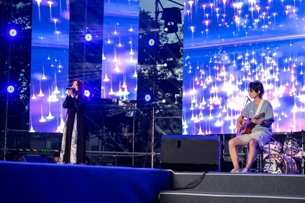 歌會(huì)現(xiàn)場。人民網(wǎng)記者 翁奇羽攝