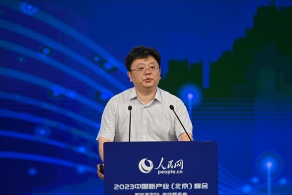 傳播內(nèi)容認(rèn)知全國(guó)重點(diǎn)實(shí)驗(yàn)室首席科學(xué)家張勇東。人民網(wǎng)記者 于凱攝