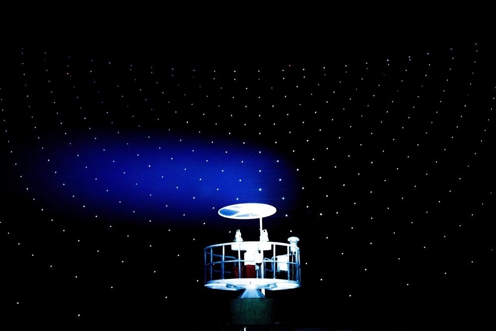 2021年3月29日拍攝的“中國天眼”測量基墩（維護保養(yǎng)期間拍攝）。新華社記者 歐東衢 攝