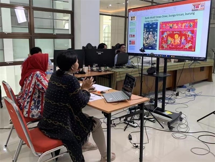 活動現(xiàn)場。供圖：印尼三一一大學(xué)孔子學(xué)院