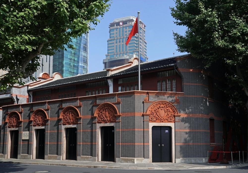 2023年6月9日拍攝的中共一大會(huì)址外景。新華社記者 劉穎 攝