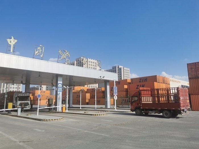 鄭州國際陸港海關監(jiān)管場所。鄭州車站海關供圖