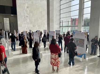 獲獎(jiǎng)作品展現(xiàn)場(chǎng)。中國(guó)駐圣保羅總領(lǐng)館供圖