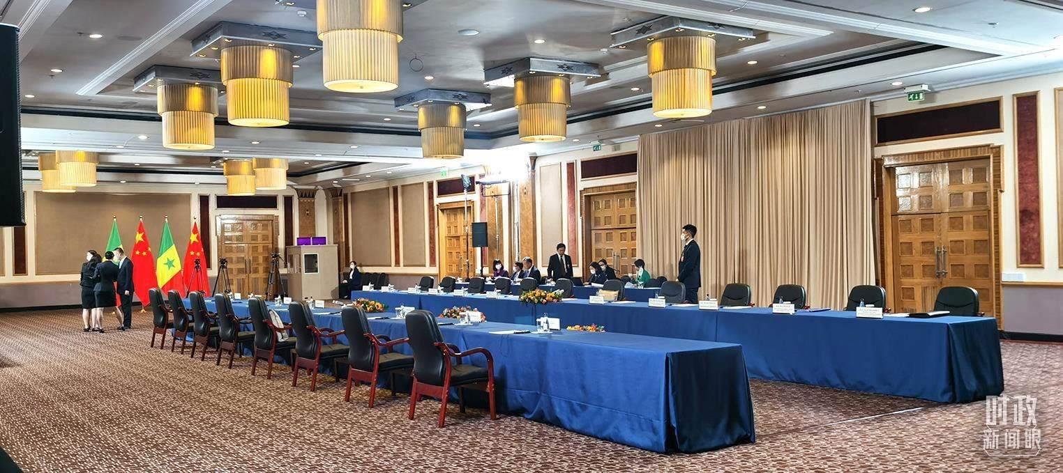 △23日下午，4場會見在這里舉行。（總臺央視記者郭鴻拍攝）