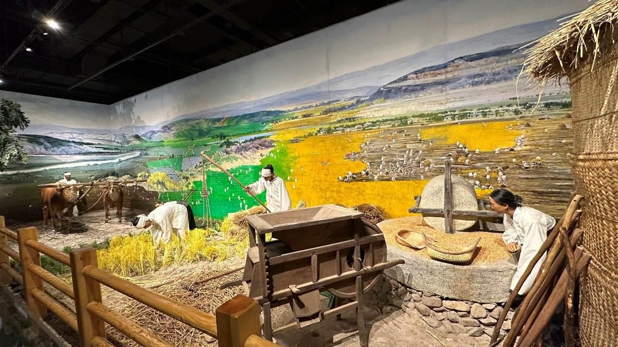 《朝鮮族民俗陳列》展廳。人民網(wǎng)記者 金洪花攝