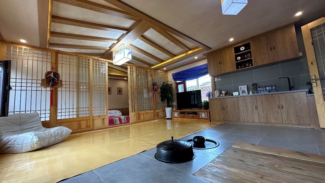 具有朝鮮族特色的民宿。人民網(wǎng)記者 金洪花 攝