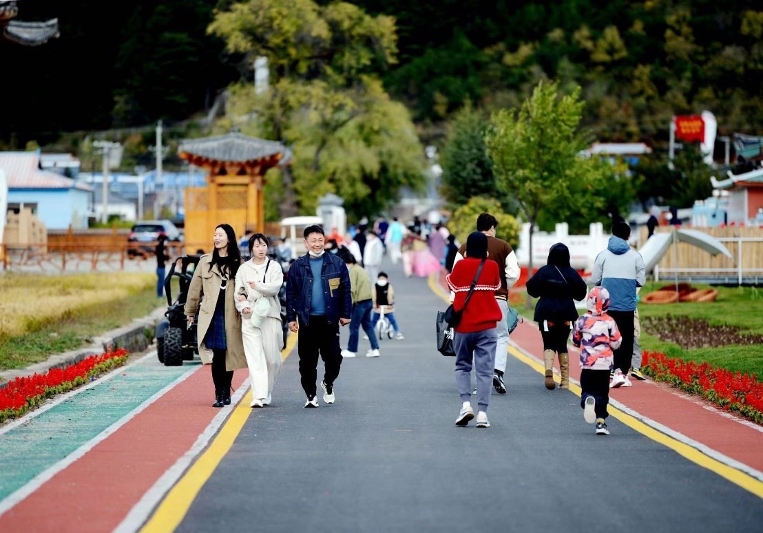 光東村干凈整潔的街區(qū)。主辦方供圖