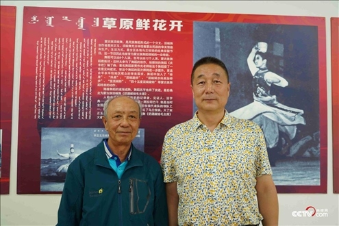 ?。▽O普〔左〕與吳恩〔右〕 央視網(wǎng)記者隋佳桐 攝）