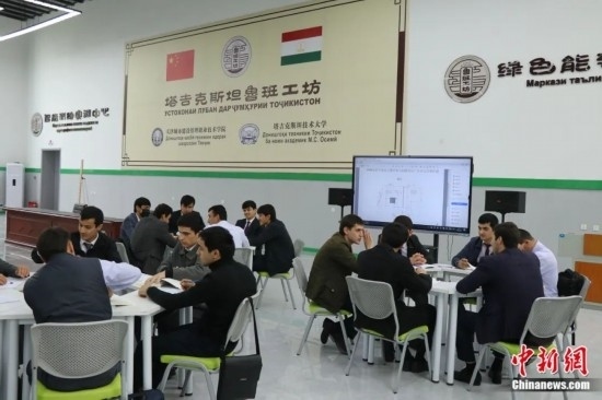 2023年4月，位于杜尚別的塔吉克斯坦魯班工坊課堂。張碩 攝