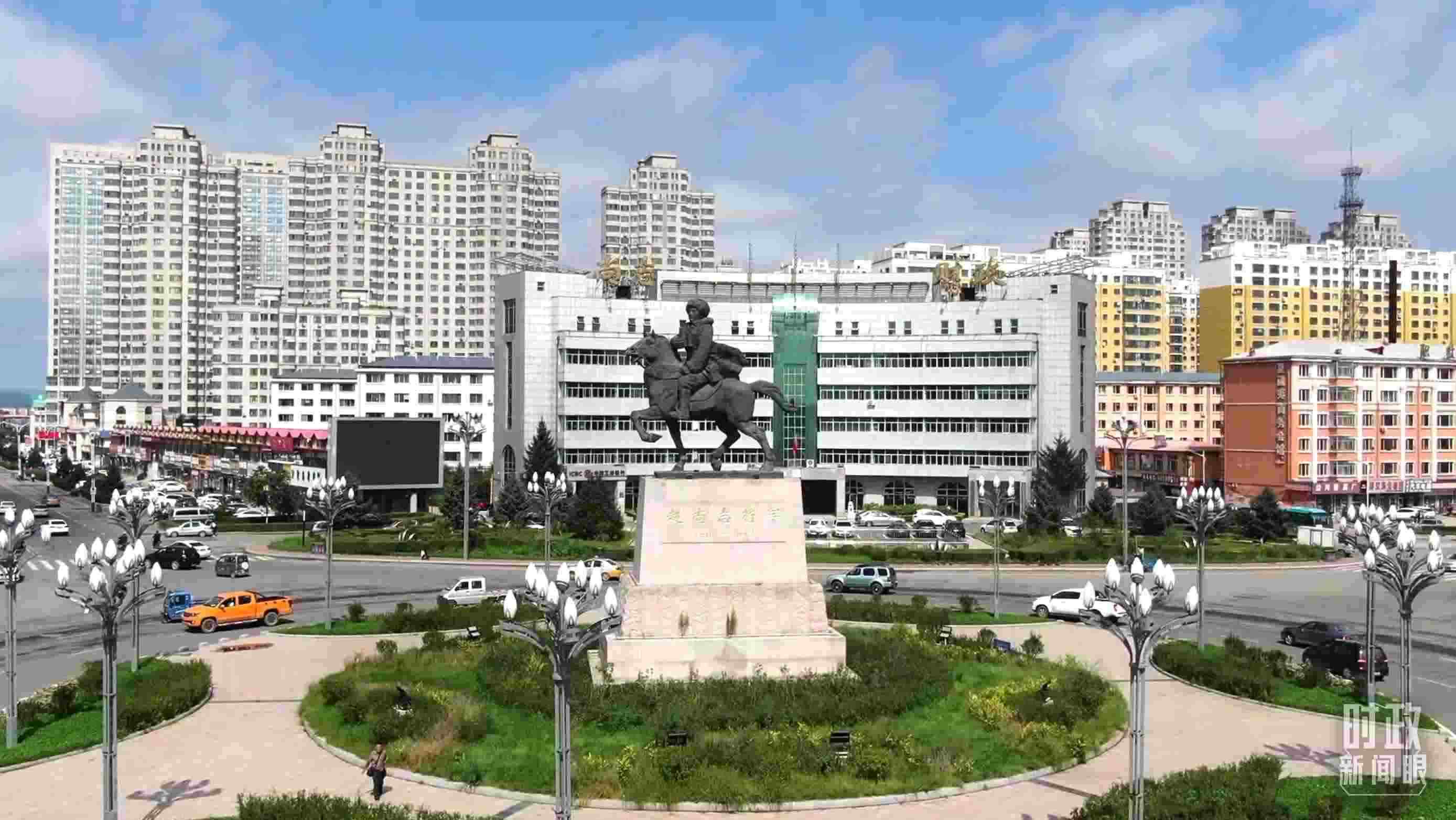 △哈爾濱市尚志市航拍。（總臺央視記者張耿生拍攝）