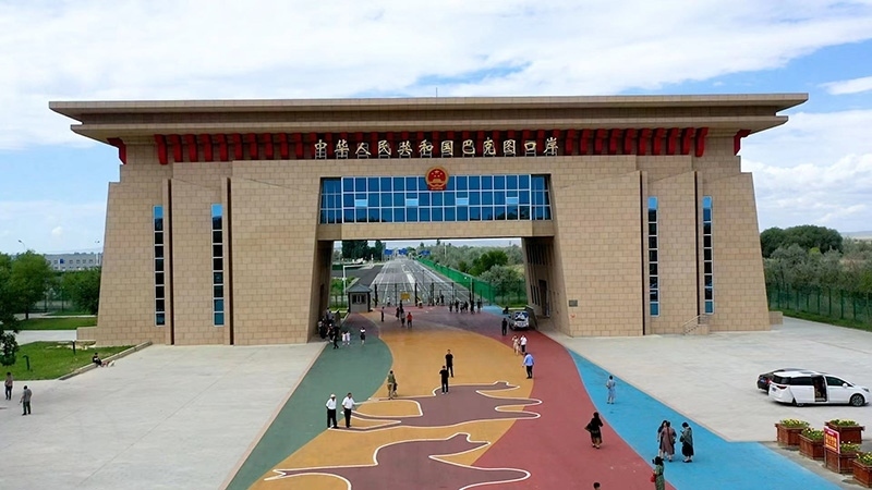 圖為塔城巴克圖口岸。塔城融媒體中心 張亭宇攝