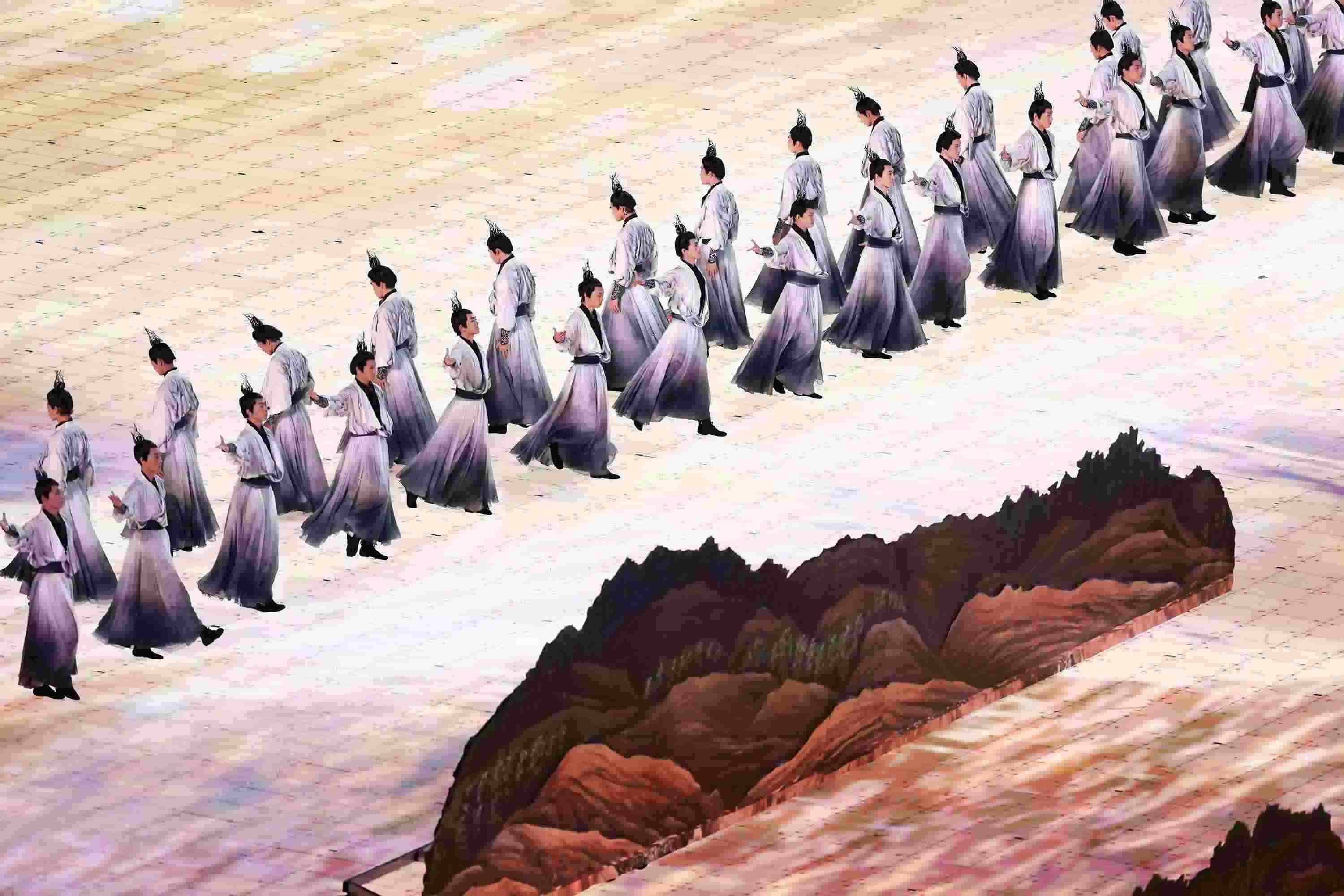 △2023年9月23日，演員在杭州第十九屆亞洲運動會開幕式上表演。