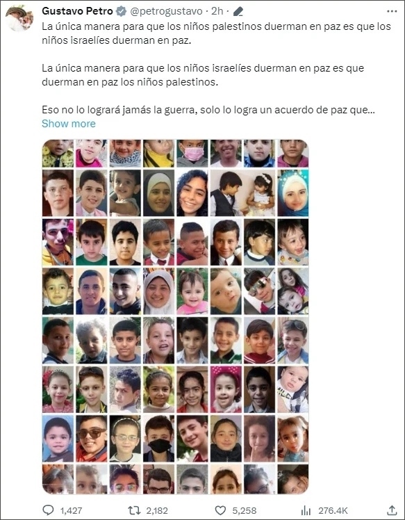 巴以爆發(fā)新沖突后，他再指西方“雙標(biāo)”