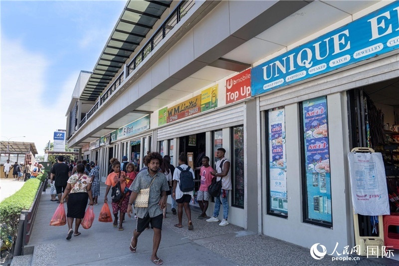 2023年9月12日，所羅門群島首都霍尼亞拉街景。人民網(wǎng) 賀吉攝