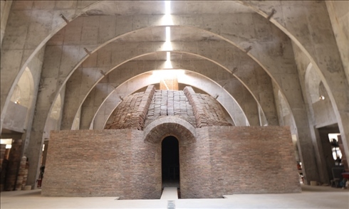 ↑ 景德鎮(zhèn)一處柴窯。（2020年7月13日攝）