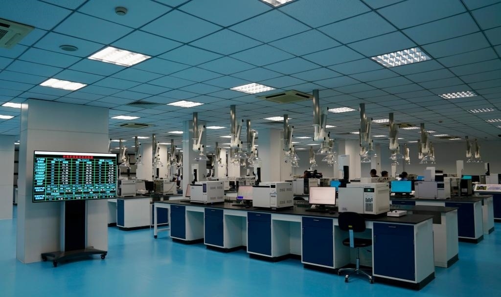 近日拍攝的公司檢驗計量中心。新華社記者 胡晨歡 攝