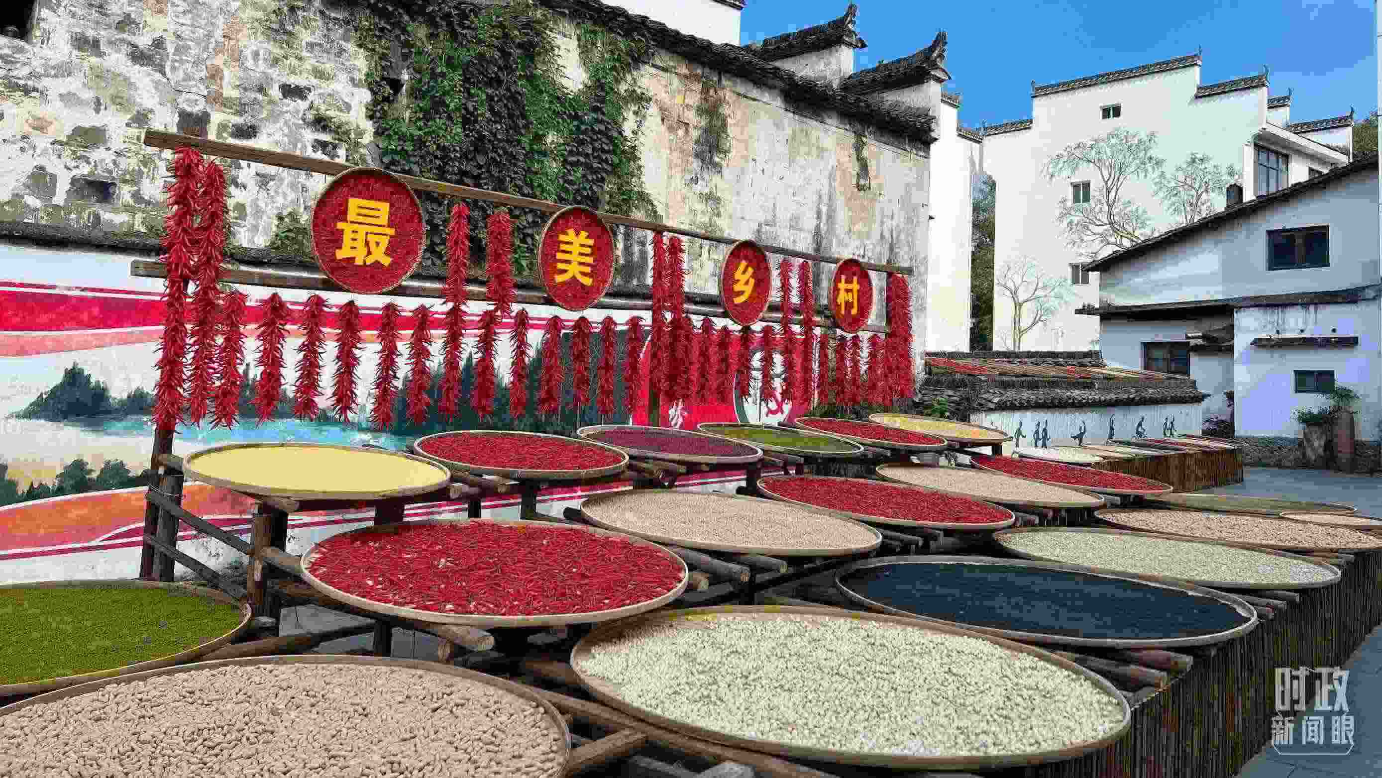 △婺源縣秋口鎮(zhèn)王村石門自然村。（總臺央視記者程鋮拍攝）