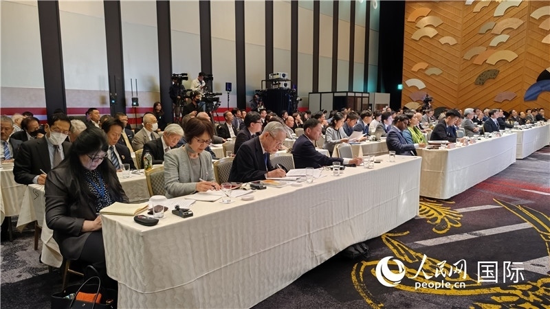 “一帶一路”倡議十周年國(guó)際研討會(huì)現(xiàn)場(chǎng)。人民網(wǎng) 蔣曉辰攝