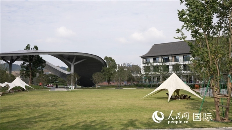 安吉露營(yíng)地。人民網(wǎng) 彭昱凱攝