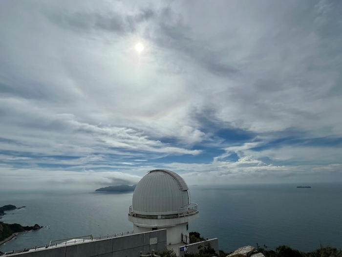 天文樓太陽望遠鏡圓頂。人民網(wǎng)高清揚攝