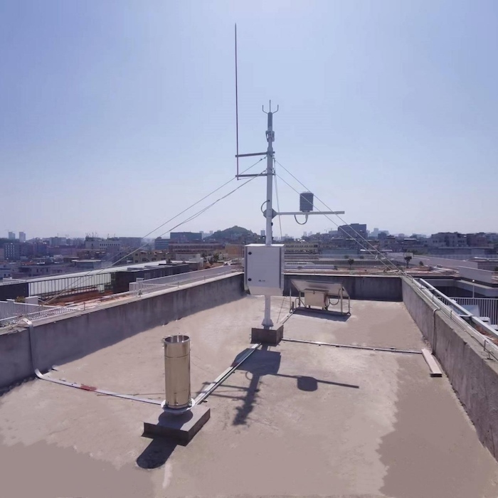 龍華區(qū)社區(qū)多要素自動氣象觀測站。龍華區(qū)應(yīng)急管理局供圖