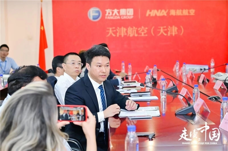 巴航工業(yè)大中華區(qū)商用飛機(jī)客戶支援經(jīng)理?xiàng)詈２?。主辦方供圖