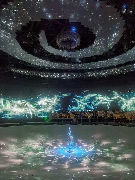 《天釀》演出場(chǎng)景。本報(bào)記者常雯宜攝