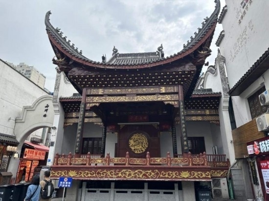 10月25日，長沙太平老街一角。（本報(bào)記者 劉書文攝）