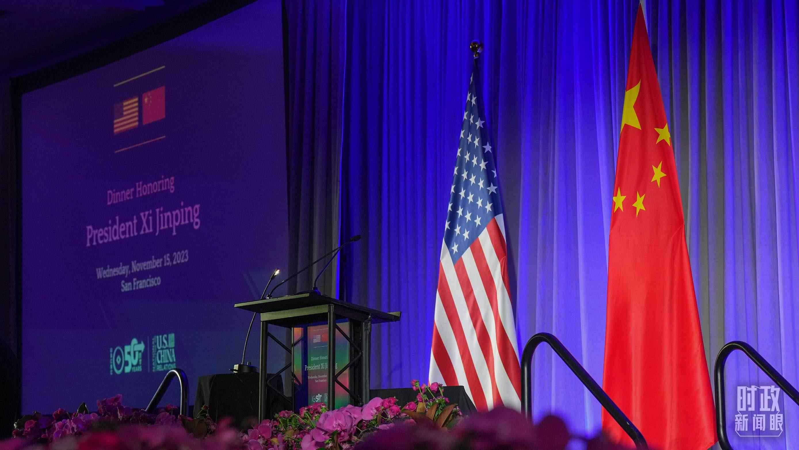 歡迎宴會(huì)當(dāng)晚，習(xí)近平在這里發(fā)表演講。（總臺(tái)國(guó)廣記者李晉拍攝）