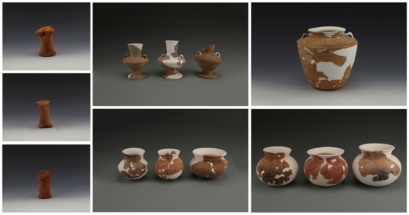 龜山遺址出土陶器。國家文物局供圖