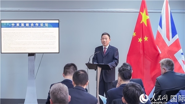 武漢市人大常委會副主任龍良文致辭。人民網 郭錦標攝