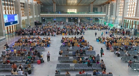 大量旅客乘坐中老鐵路出行。主辦方供圖