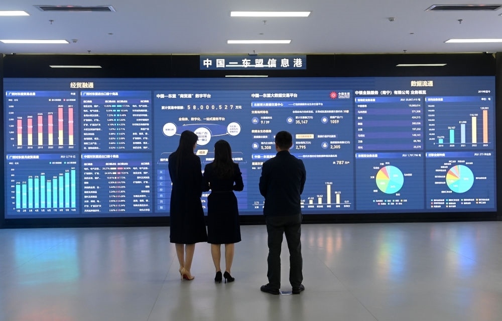 中國—東盟信息港股份有限公司展廳。