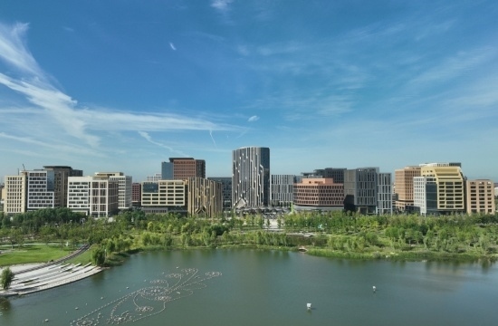 雄安新區(qū)容東片區(qū)。人民網(wǎng)記者 李兆民攝