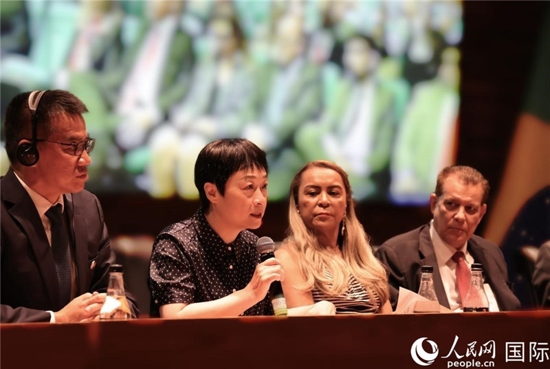 田敏出席論壇開幕式并致辭。人民網(wǎng)記者 時元皓攝