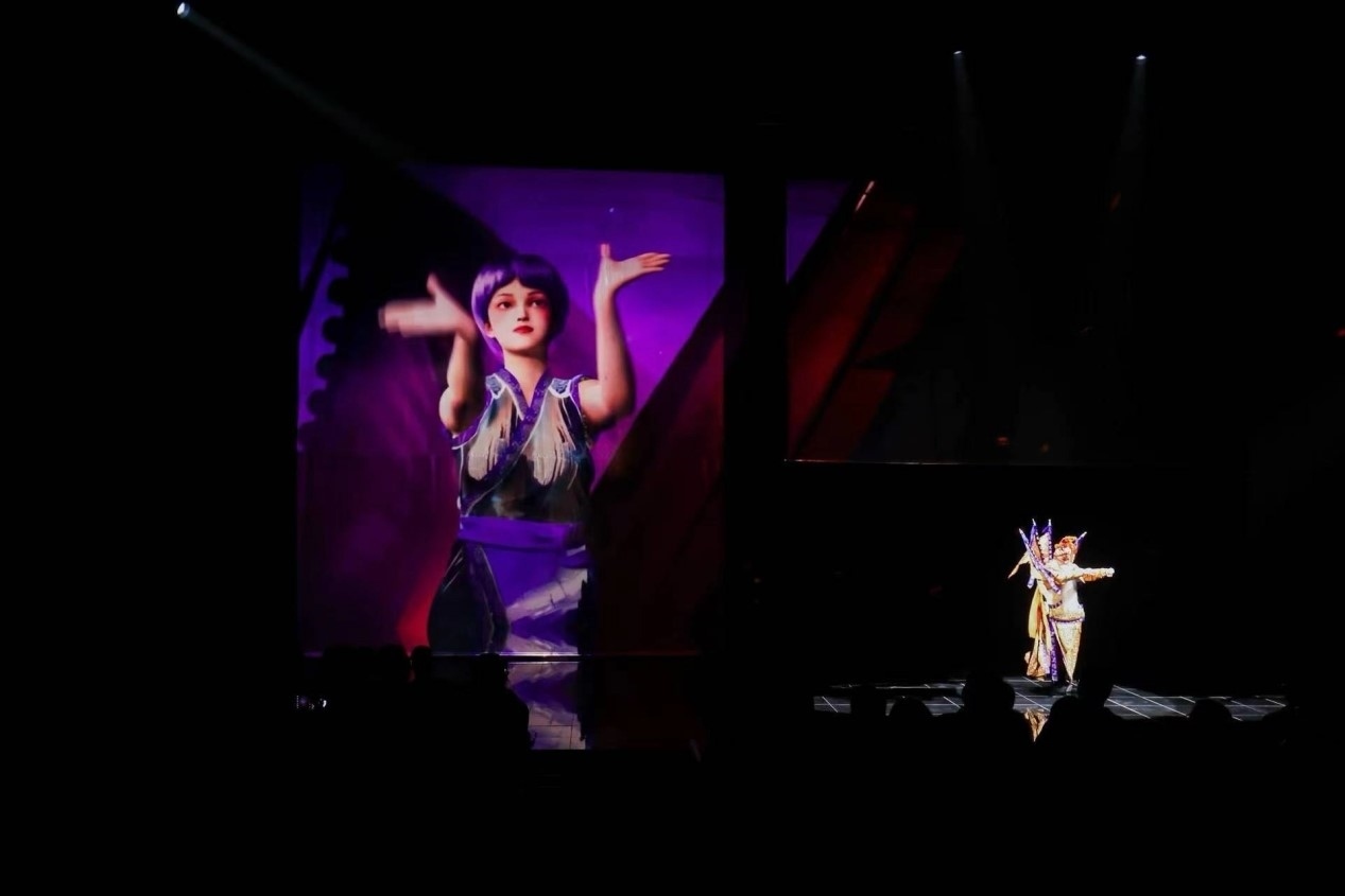 跨次元表演《新定軍山》。主辦方供圖