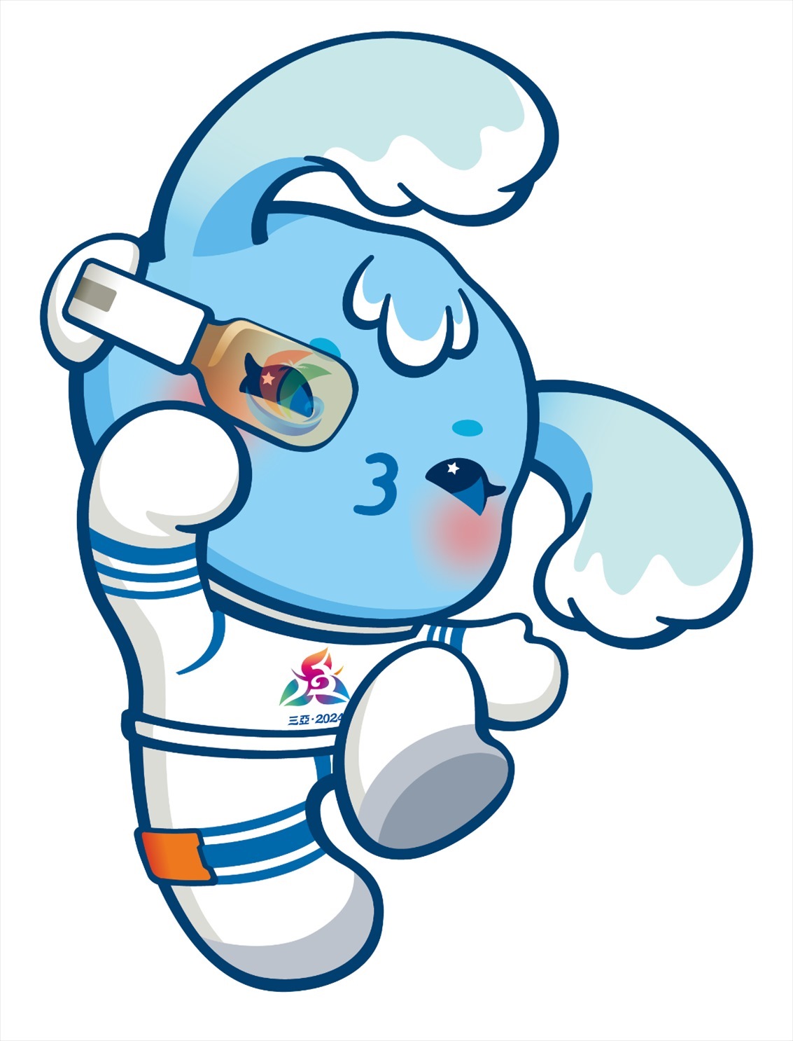 第十二屆全國少數(shù)民族傳統(tǒng)體育運動會吉祥物“吉貝”。第十二屆全國少數(shù)民族傳統(tǒng)體育運動會組委會供圖