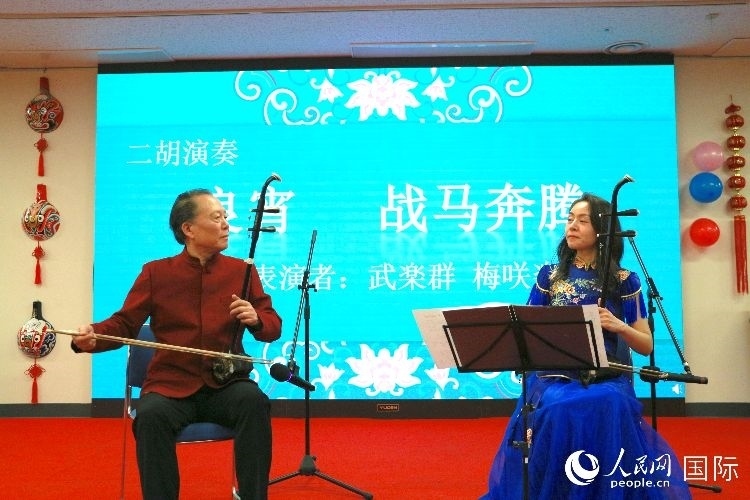 二胡合奏。人民網 許可攝