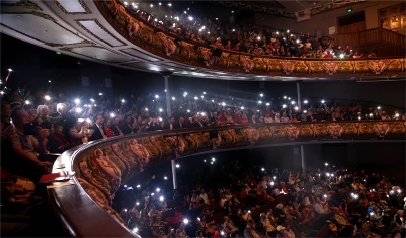 2024年“四海同春”慰僑訪演團(tuán)亞太團(tuán)新西蘭惠靈頓演出現(xiàn)場。圖片由陸欣讌、孟韜、葉勇提供