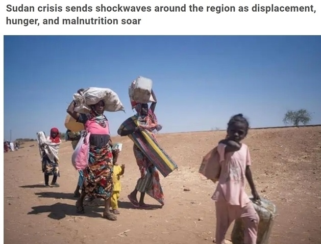 糧食危機(jī)、營(yíng)養(yǎng)不良、霍亂 蘇丹人道主義危機(jī)嚴(yán)重
